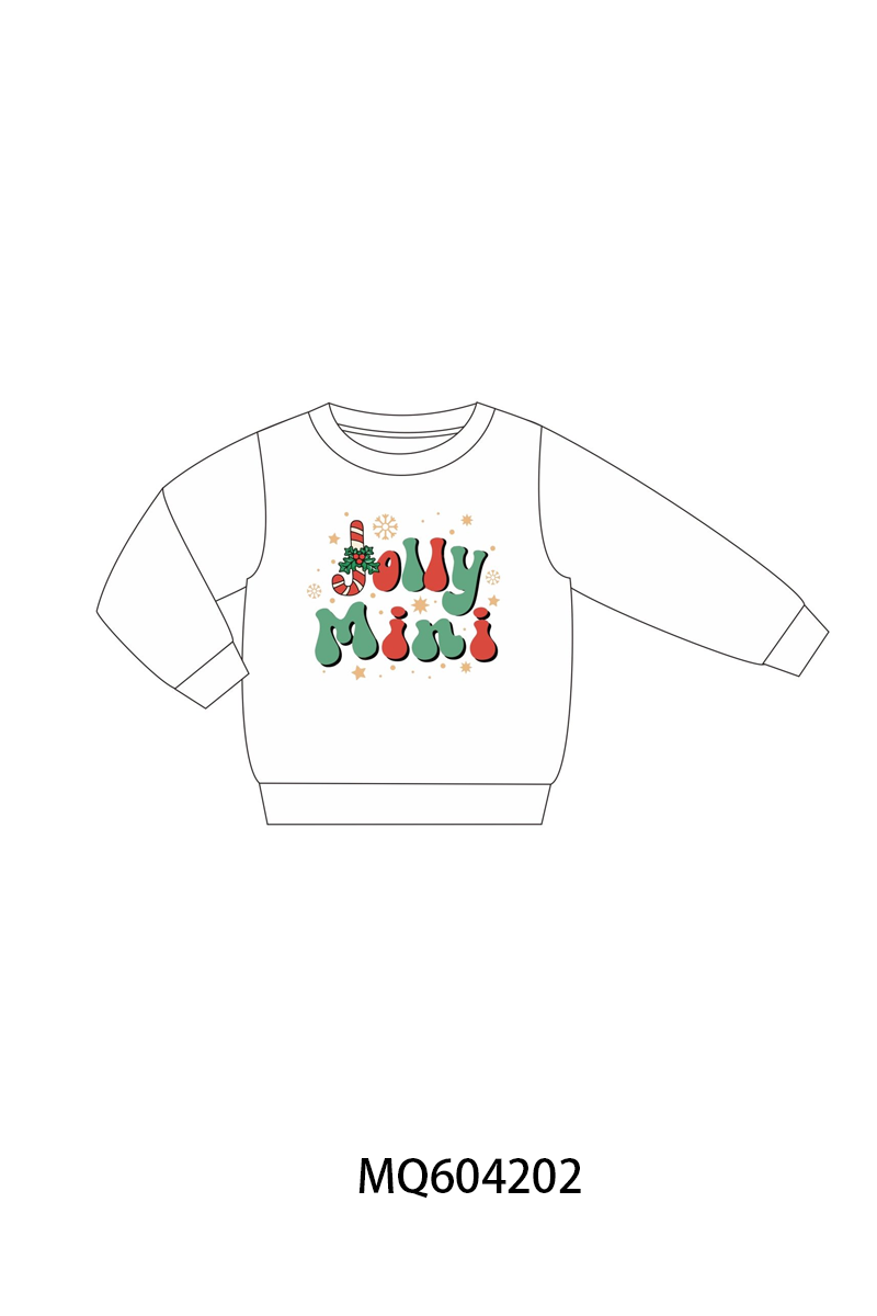 PO89 Christmas character santa holly sweatshirt collection - closing 5/4 - ETA late october