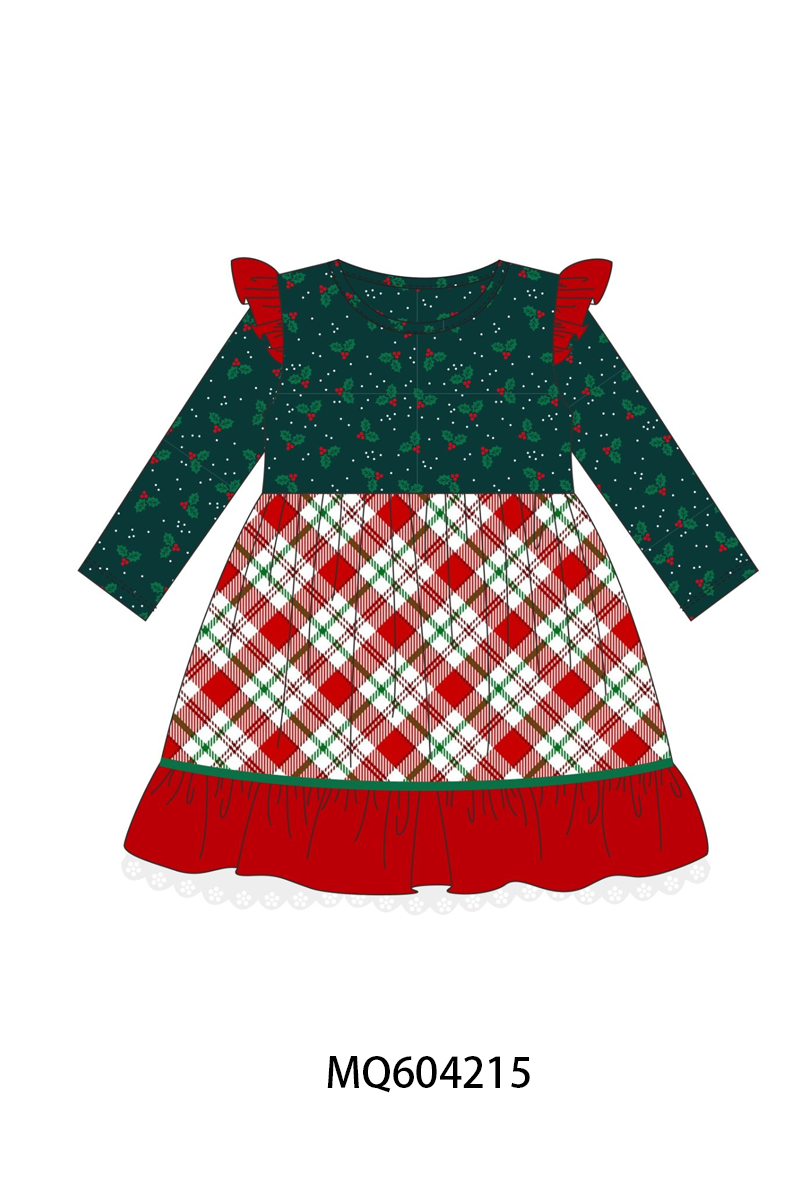 PO89 Forest christmas holly print plaid collection - closing 5/4 - ETA late october