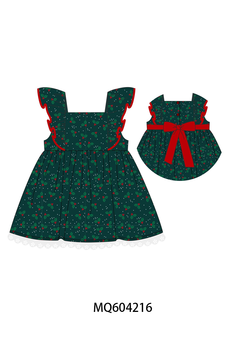 PO89 Forest christmas holly print plaid collection - closing 5/4 - ETA late october
