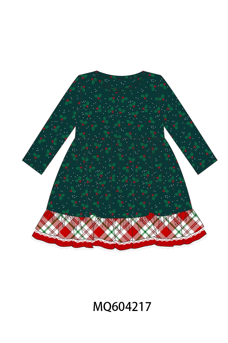 PO89 Forest christmas holly print plaid collection - closing 5/4 - ETA late october