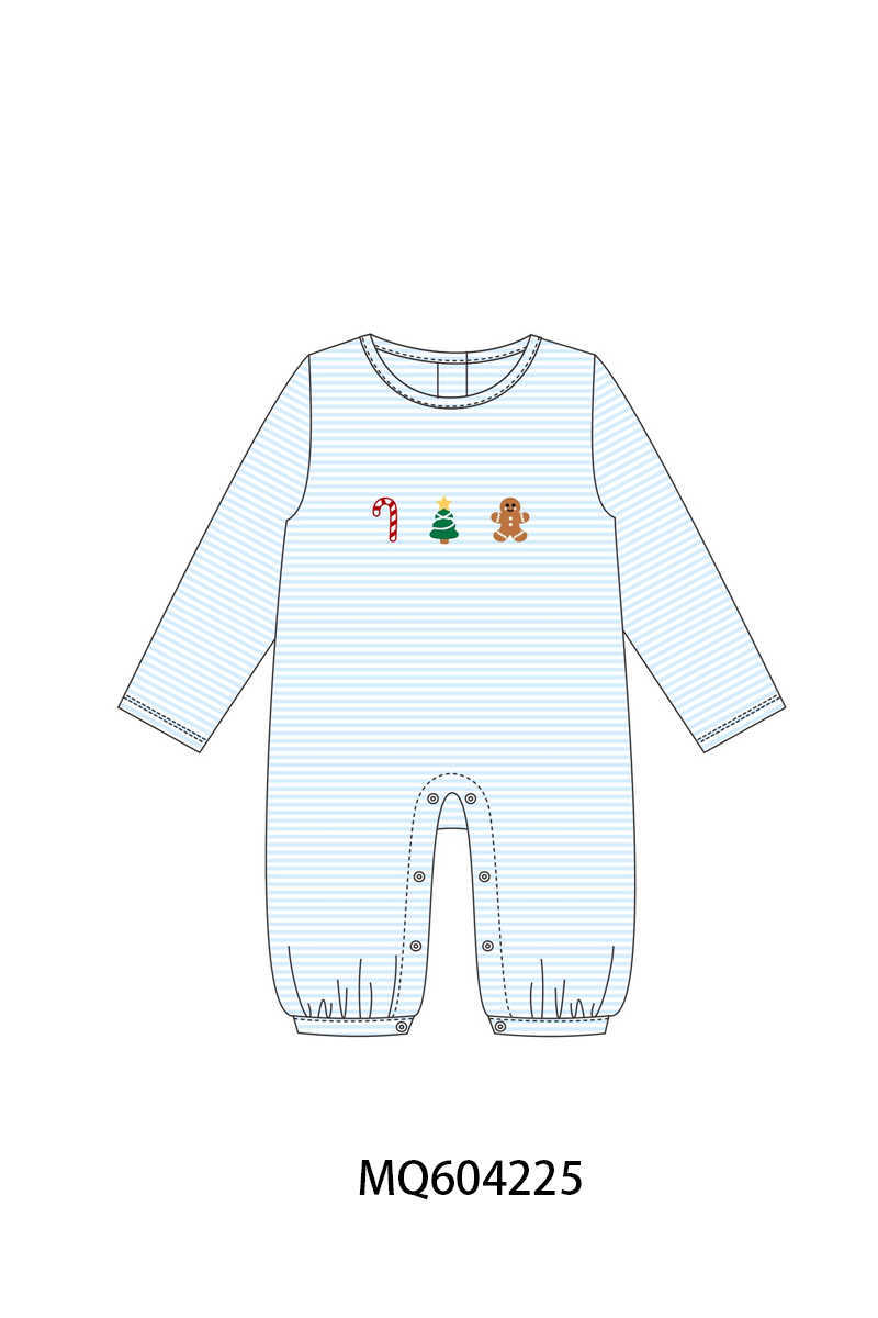 PO89 Pink&blue christmas tree gingerbread candy cane embroidery collection - closing 5/4 - ETA late october