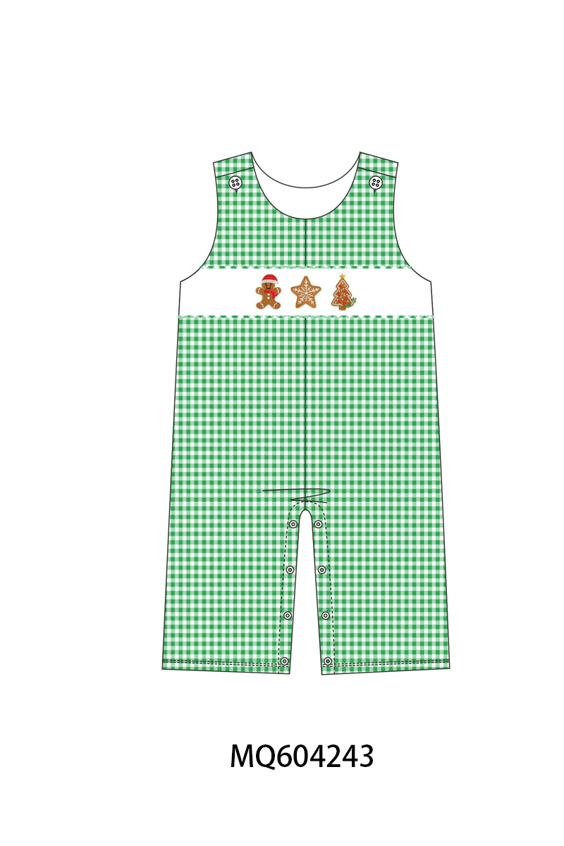 PO89 Green christmas gingerbread embroidery collection - closing 5/4 - ETA late october