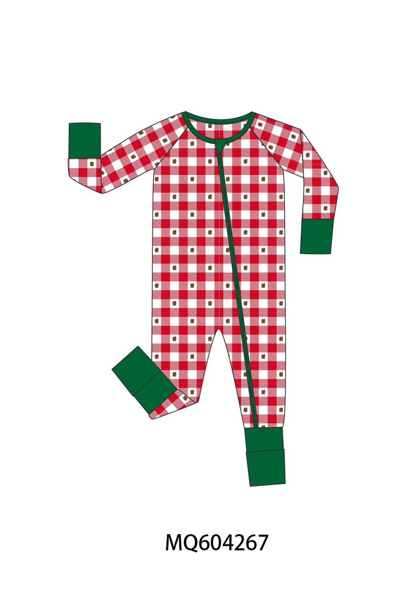 PO89 Red gingham christmas gift bamboo collection - closing 5/4 - ETA late october