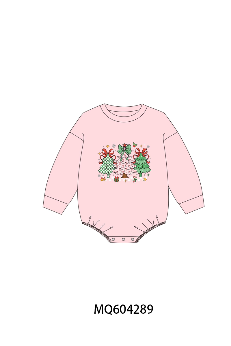 PO89 Pink&forest christmas tree print collection - closing 5/4 - ETA late october