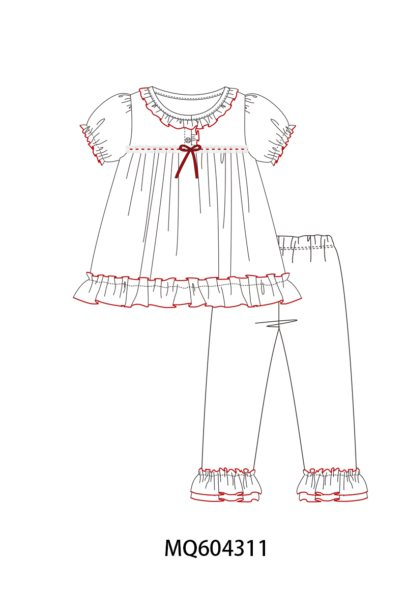 PO89 Red&blue bow ruffle collection - closing 5/4 - ETA late october