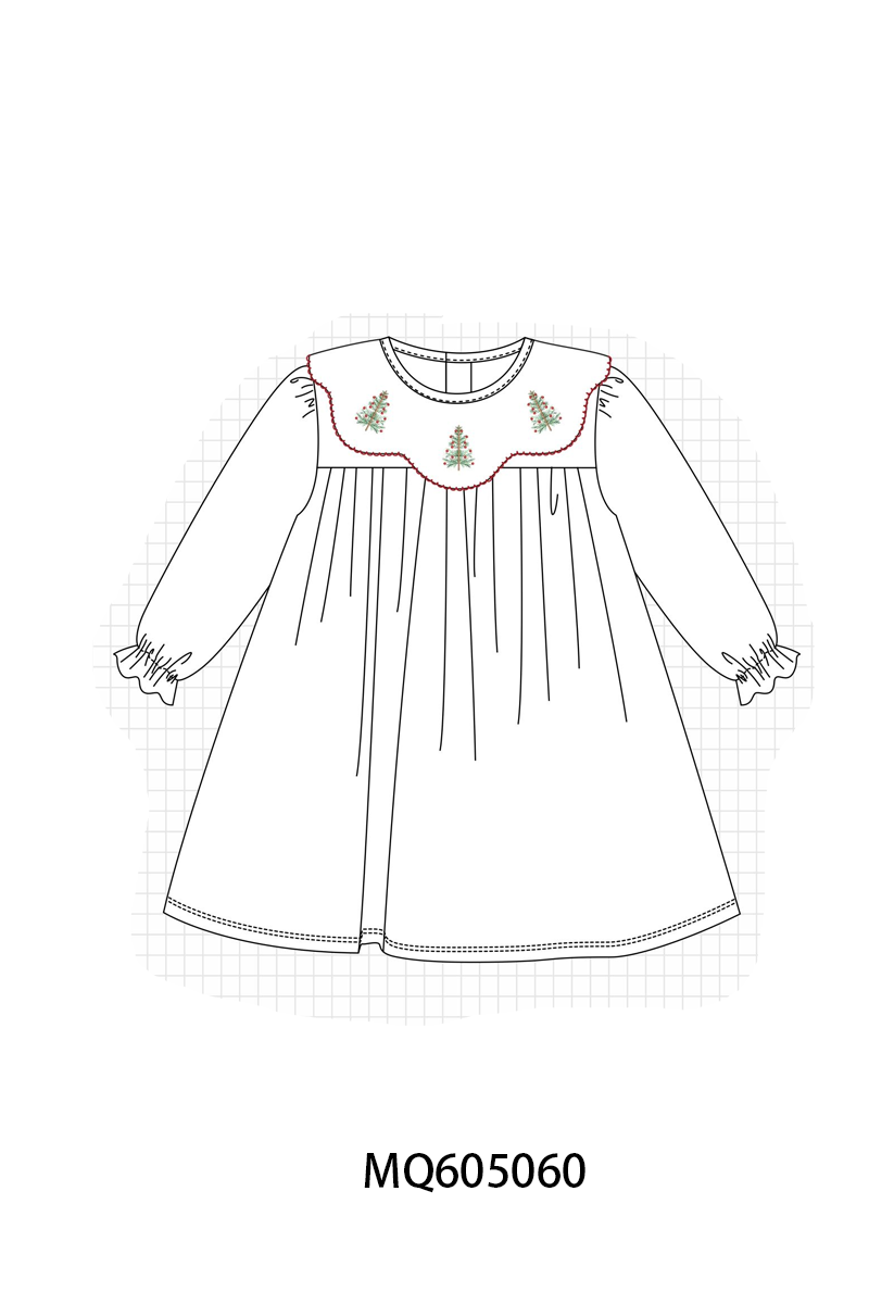 PO91 White christmas tree embroidery collection - closing 5/18 - ETA late November