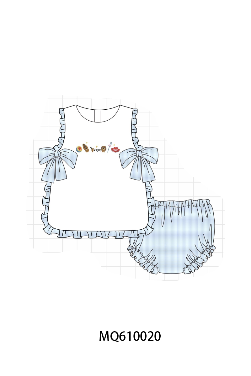 PO109 Blue cowgirl embroidery collection -closing 11/2- ETA May