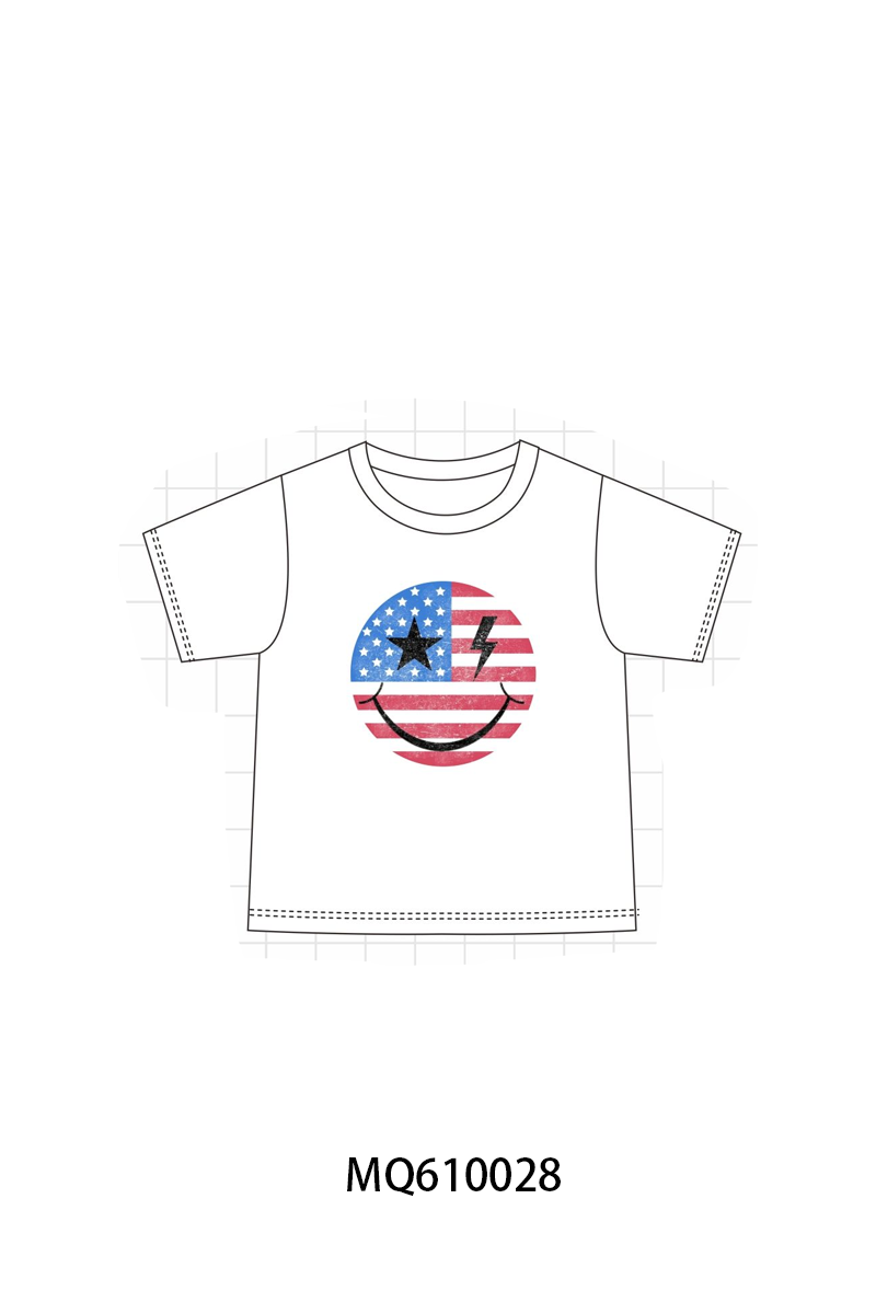 PO109 Patriotic flag smile top collection -closing 11/2- ETA May