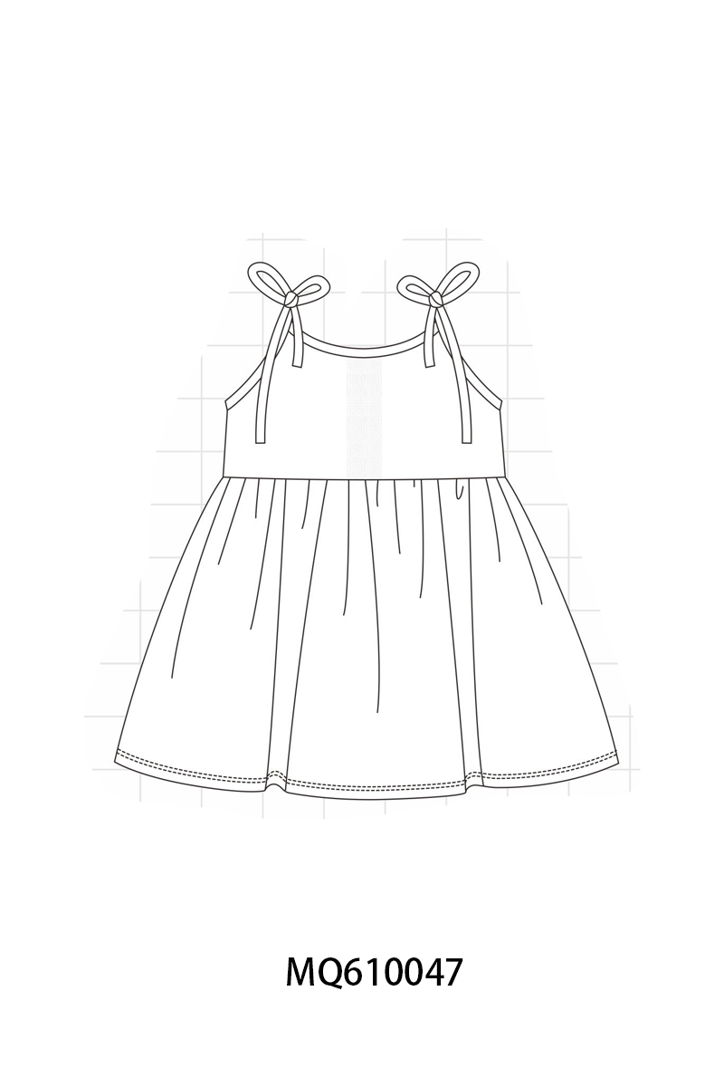 PO109 Multicolored lace bow dress -closing 11/2- ETA May
