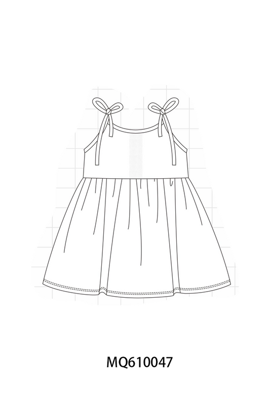 PO109 Multicolored lace bow dress -closing 11/2- ETA May