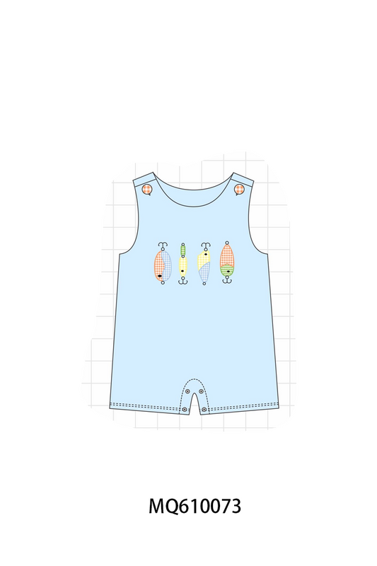 PO109 Blue&pink fishing applique collection -closing 11/2- ETA May