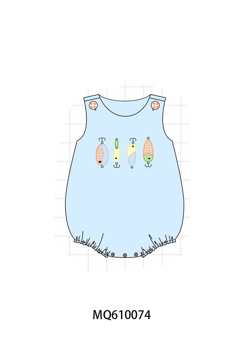 PO109 Blue&pink fishing applique collection -closing 11/2- ETA May