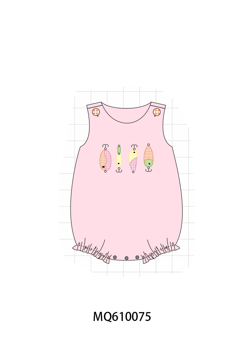 PO109 Blue&pink fishing applique collection -closing 11/2- ETA May