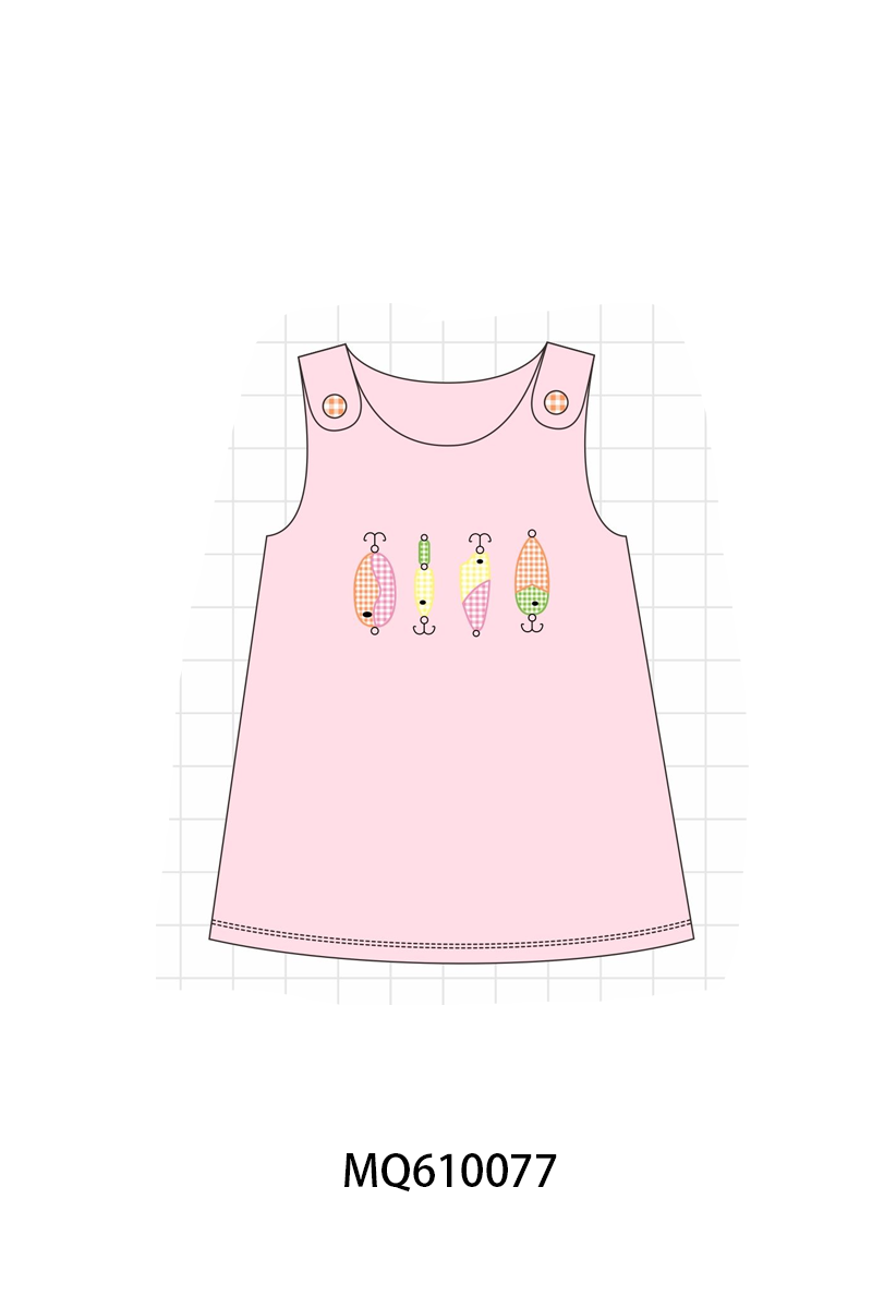 PO109 Blue&pink fishing applique collection -closing 11/2- ETA May