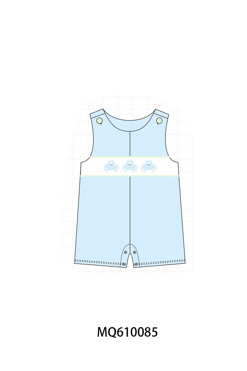PO109 Blue&pink crab embroidery stripe collection -closing 11/2- ETA May