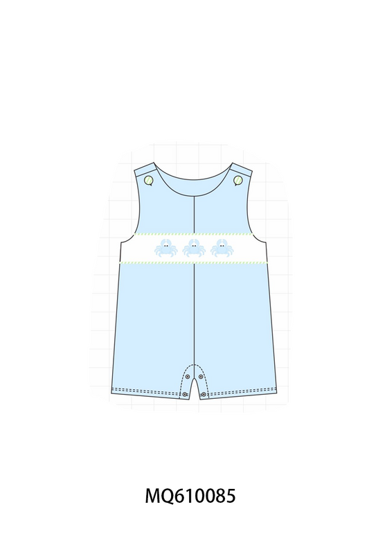 PO109 Blue&pink crab embroidery stripe collection -closing 11/2- ETA May