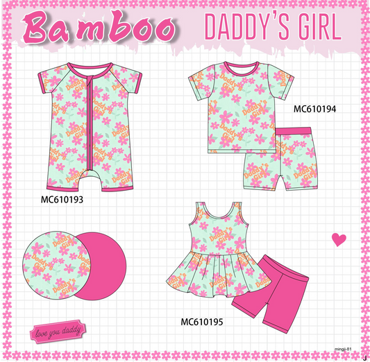PO108 Magenta floral Daddy's Girl bamboo collection - closing 10/26 - ETA march
