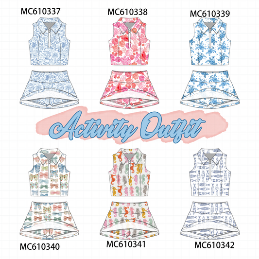 PO108 Marine creatrue active skorts set collection - closing 10/26 - ETA march