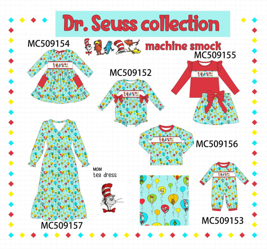 PO65 Mint Dr. Seuss smocked collection  - closing 9/15- ETA late January
