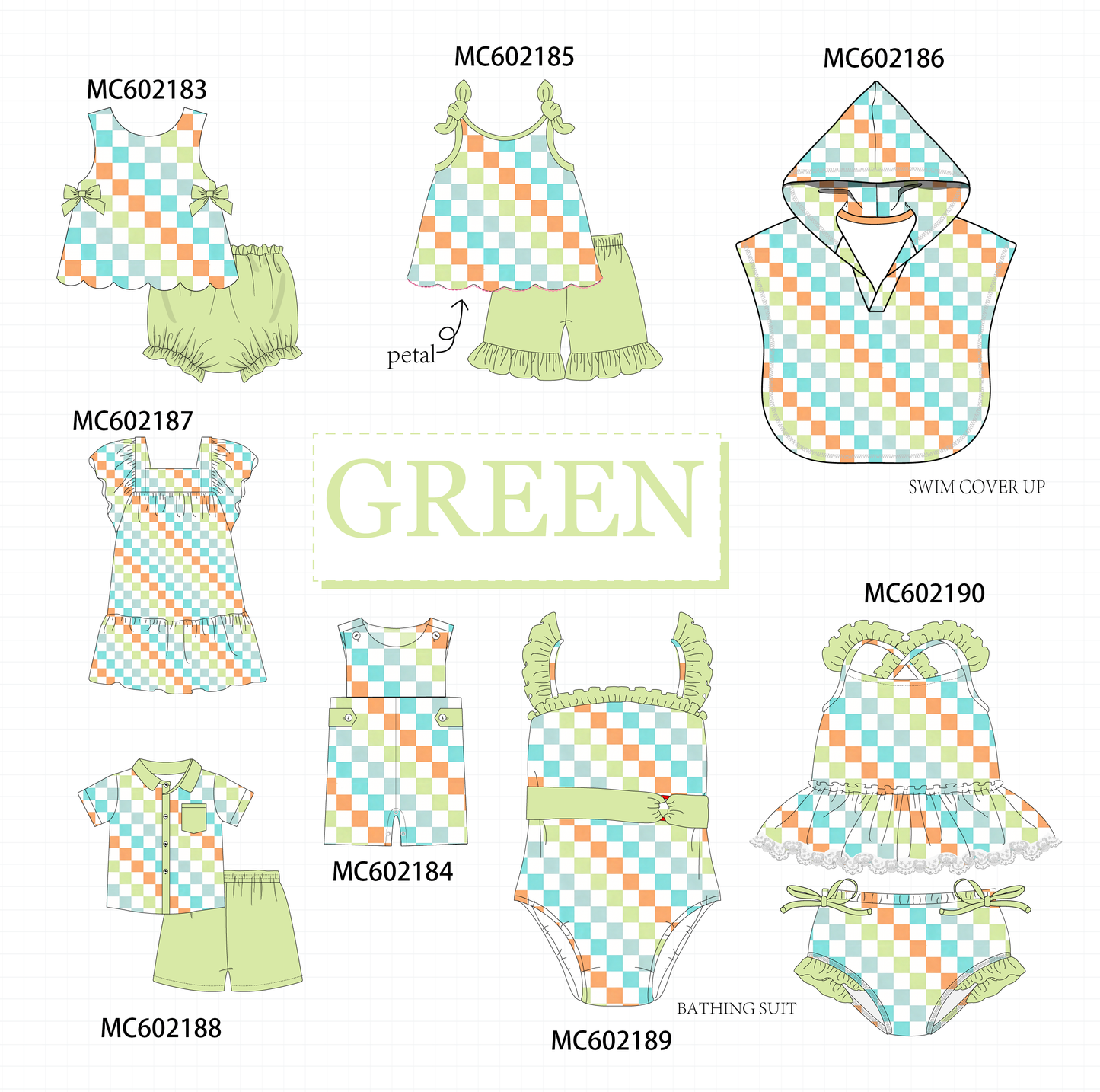 PO81 Multicolored checkered collection - closing 2/16 - ETA July