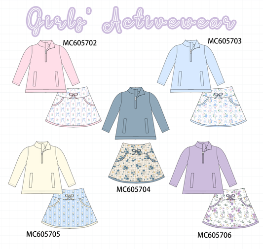 PO93 Multicolored floral active skorts set collection  - closing 6/8 - ETA November
