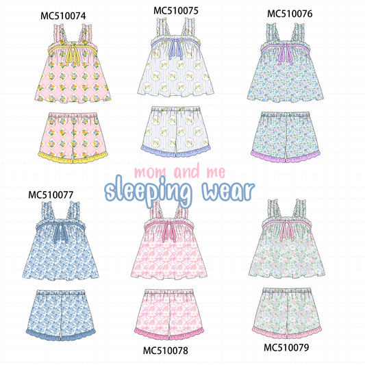 PO69 Multicolored floral print mom sleeping wear collection 2- closing 10/27 - eta early march