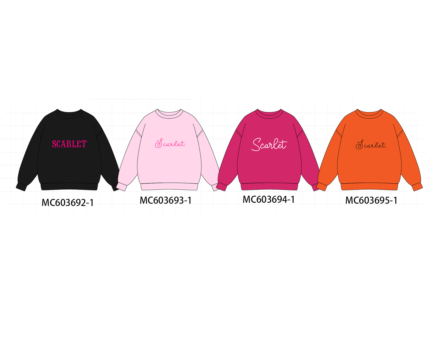 PO85 Multicolored monogram top collection 2 - ETA late august - closing 3/30