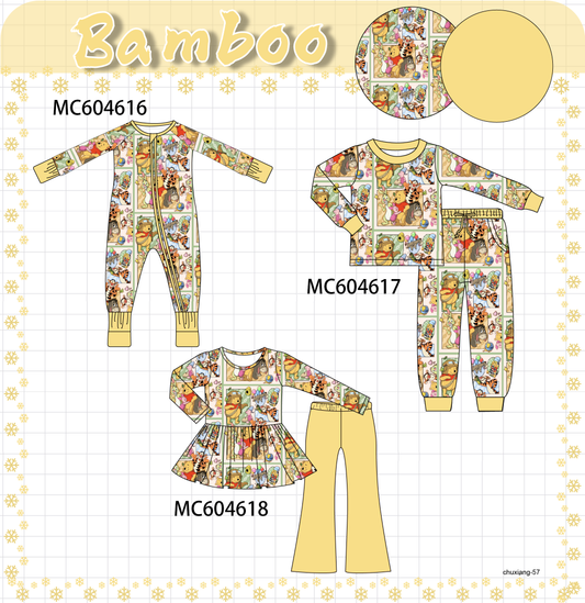 PO88 Mustard winnie the pooh bamboo collection - closing 4/27 - eta late September