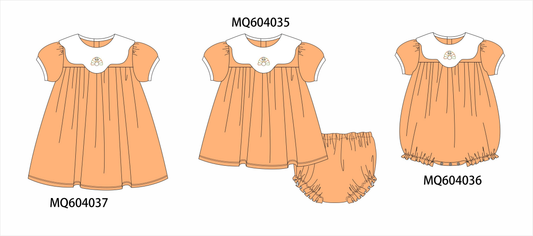 PO87 Orange thanksgiving turkey embroidery collection - closing 4/20 - ETA early October
