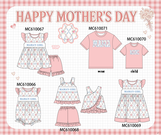 PO108 Pink happy mother's day embroidery collection - closing 10/26 - ETA march