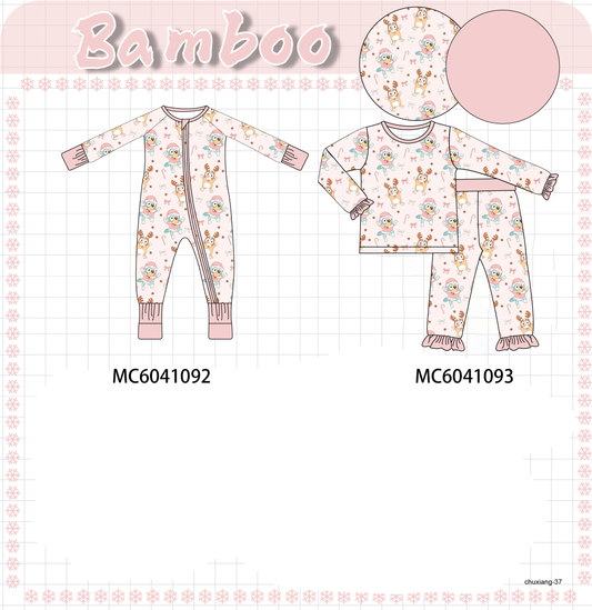PO90 Pink bluey print bamboo collection - closing 5/11 - ETA early October