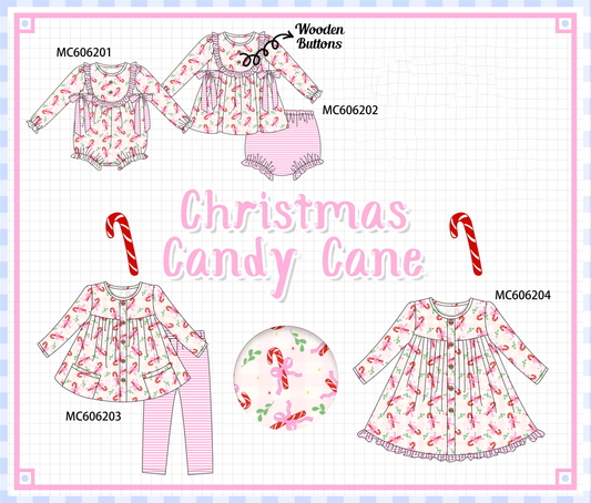 PO95 Pink christmas candy cane stripe collection - closing 6/22 - ETA late November