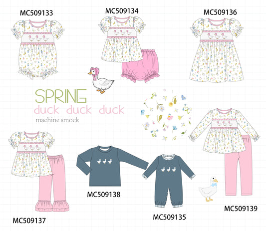 PO65 Pink duck smocked collection  - closing 9/15- ETA late January