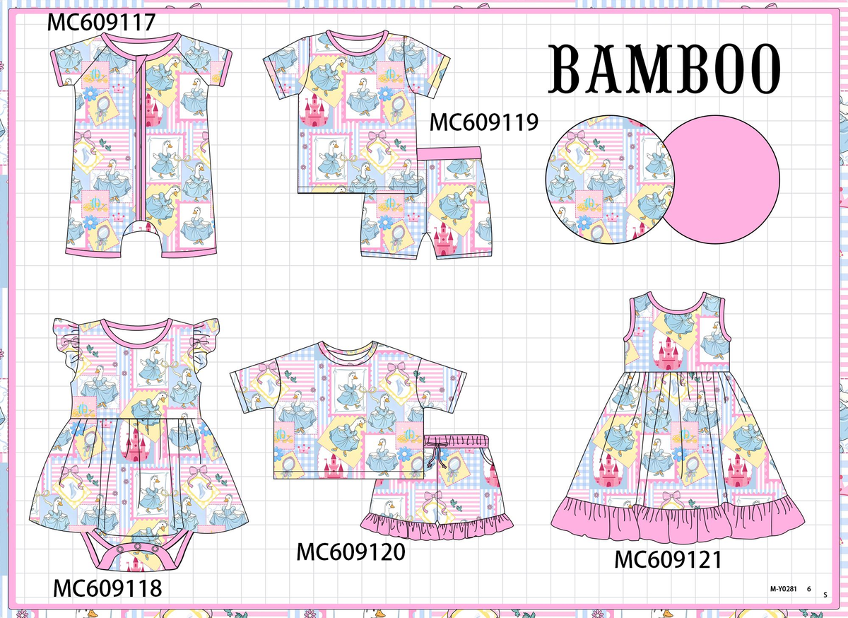 PO104 Pink goose bamboo collection - closing 9/14 - ETA February