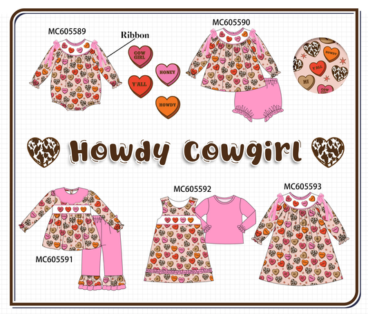 PO95 Pink valentine's day heart embroidery collection - closing 6/22 - ETA late November