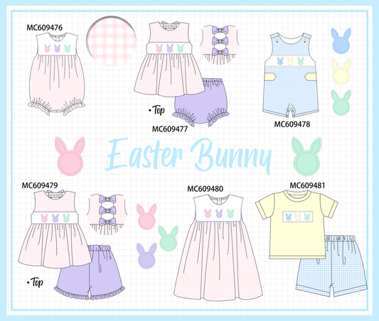 PO104 Purple easter bunny embroidery collection - closing 9/14 - ETA February