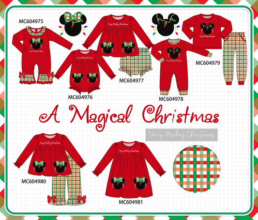 PO90 Red christmas character applique collection- closing 5/11 - ETA early October