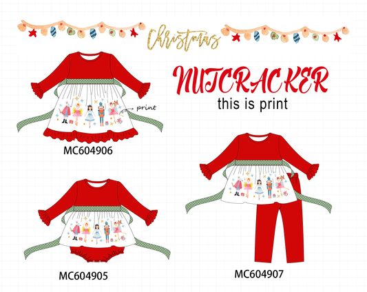 PO90 Red christmas nutcracker print collection - closing 5/11 - ETA early October