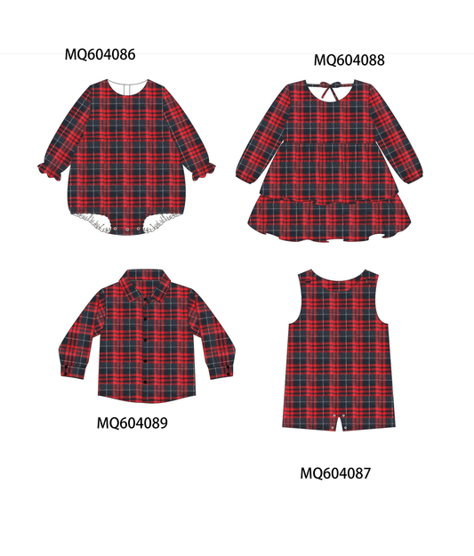 PO87 Red plaid collection - closing 4/20 - ETA early October