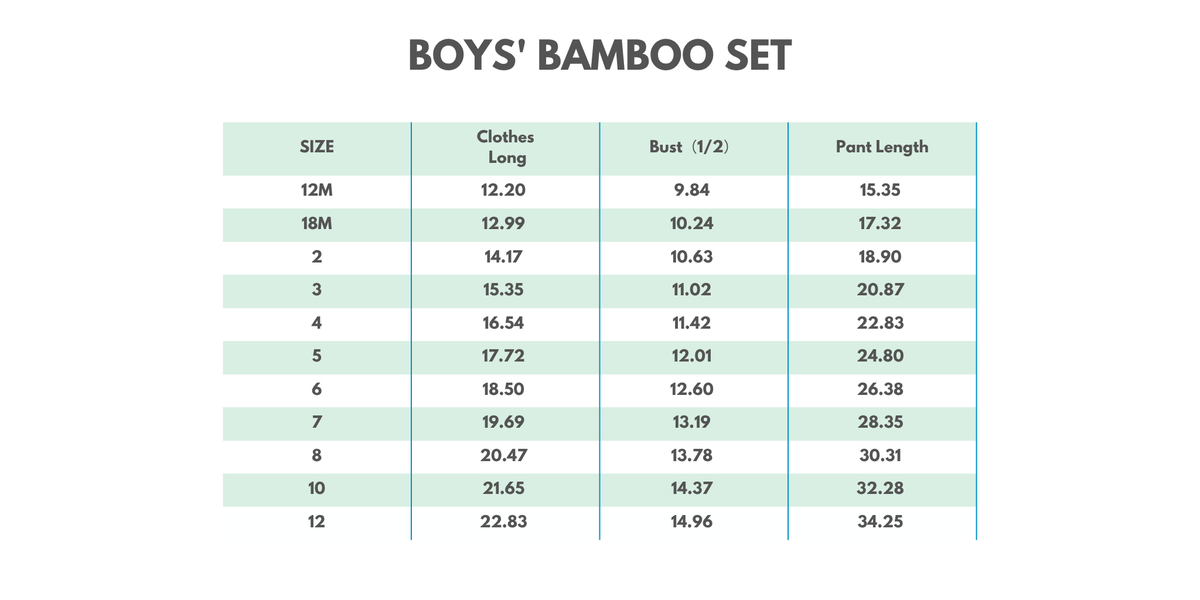 Red character bamboo pajama set