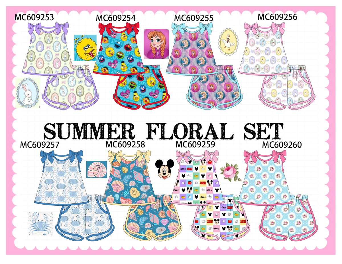 PO104 Summer floral character collection  - closing 9/14 - ETA February