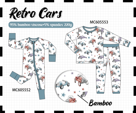 PO93 Teal retro car bamboo collection  - closing 6/8 - ETA November