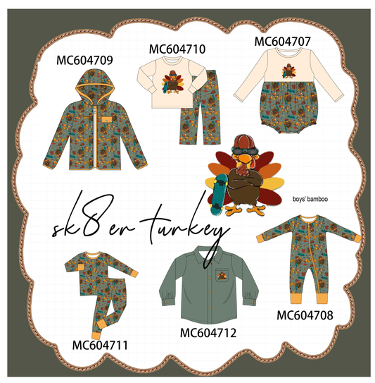 PO88 Thanksgiving turkey applique collection - closing 4/27 - eta late September