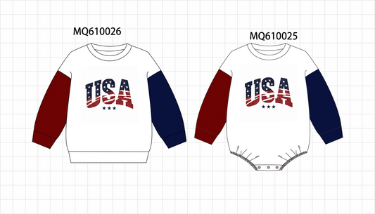 PO109 White Patriotic USA collection -closing 11/2- ETA May