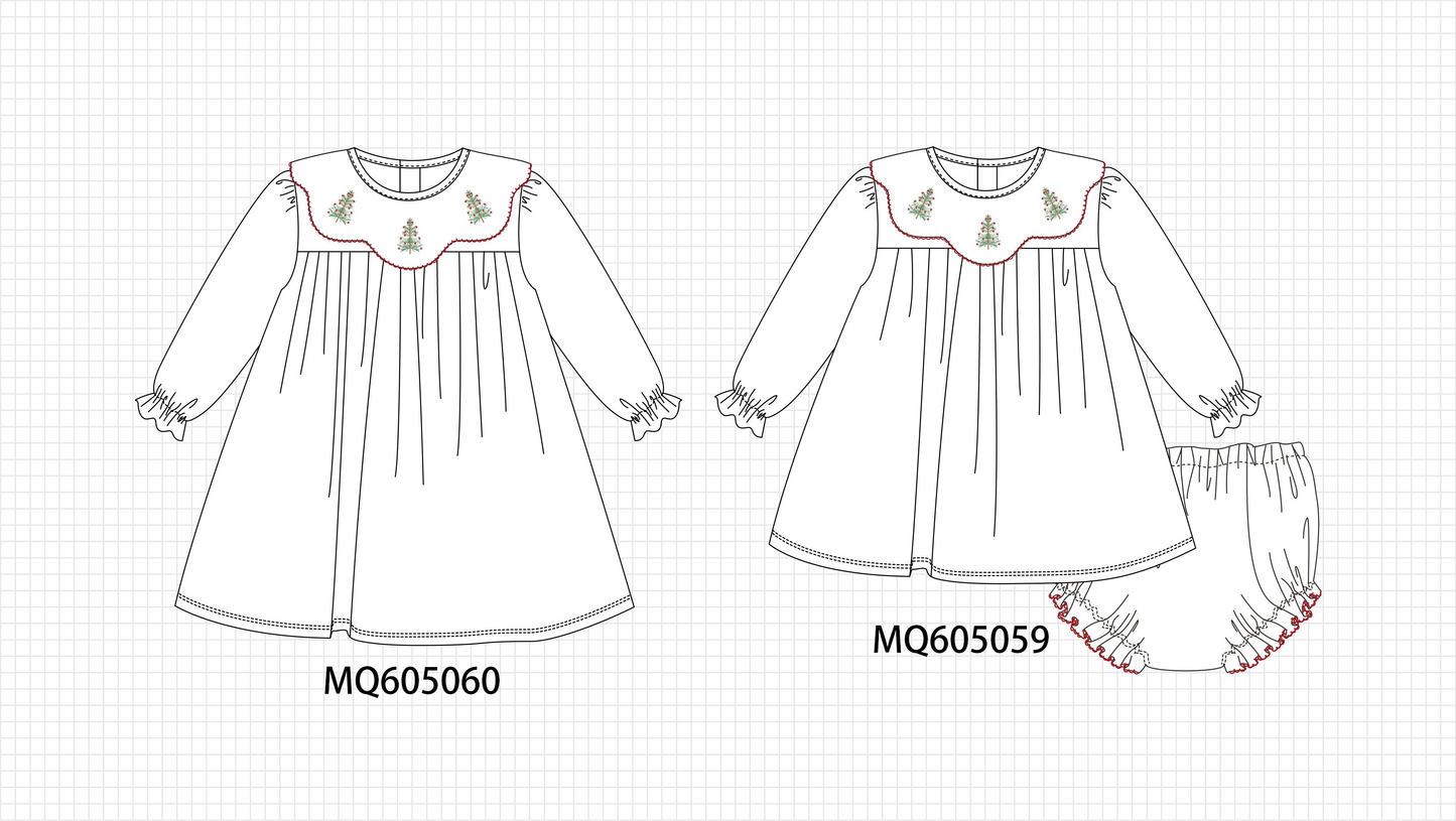PO91 White christmas tree embroidery collection - closing 5/18 - ETA late November